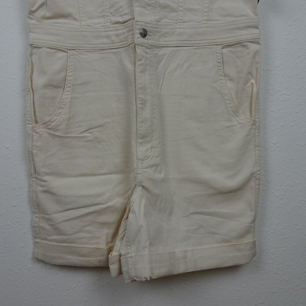 Lee Denim Romper Size S Beige Short Union Alls One Piece Jumpsuit - Picture 4 of 11